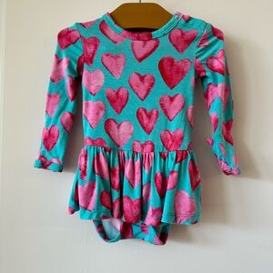 Posh Peanut Baby Bodysuit Twirl Dress